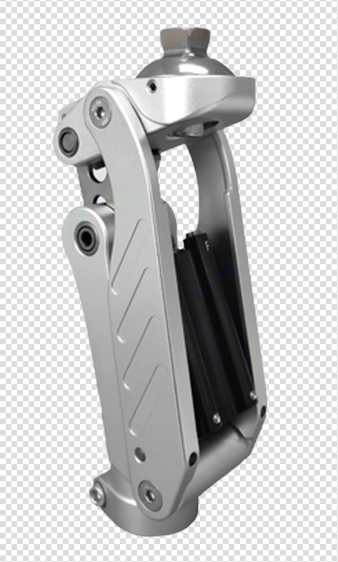 Multi-Axis Geometry Lock Pneumatic Knee