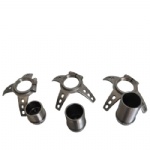Elongated Rotatable Female 3-Prong Adaptor